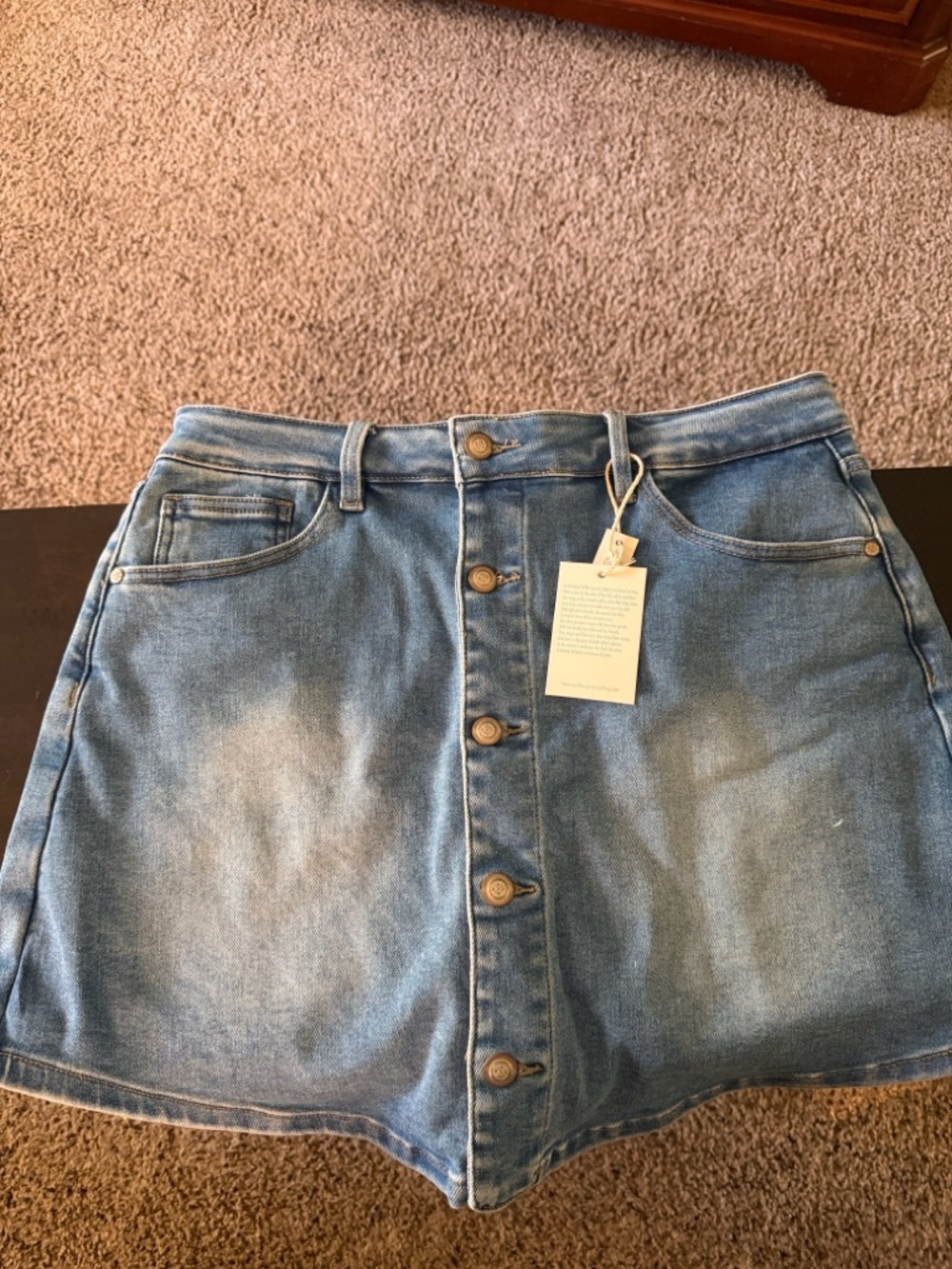 Southern Grace denim Skort NEW